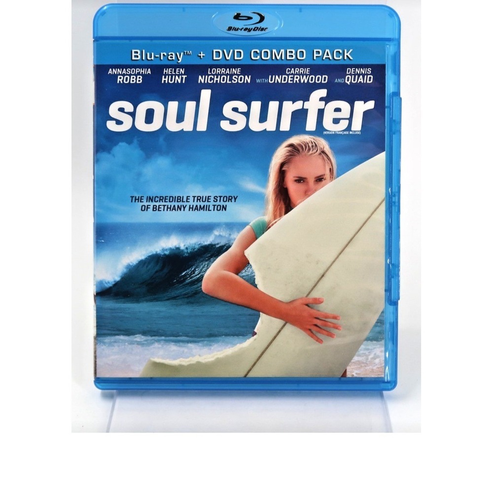 Soul Surfer Blu-ray DVD Combo Pack AnnaSophia Robb Helen Hunt Dennis Quaid Movie